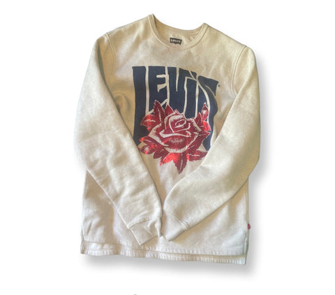 (L) White Levi’s Sweater