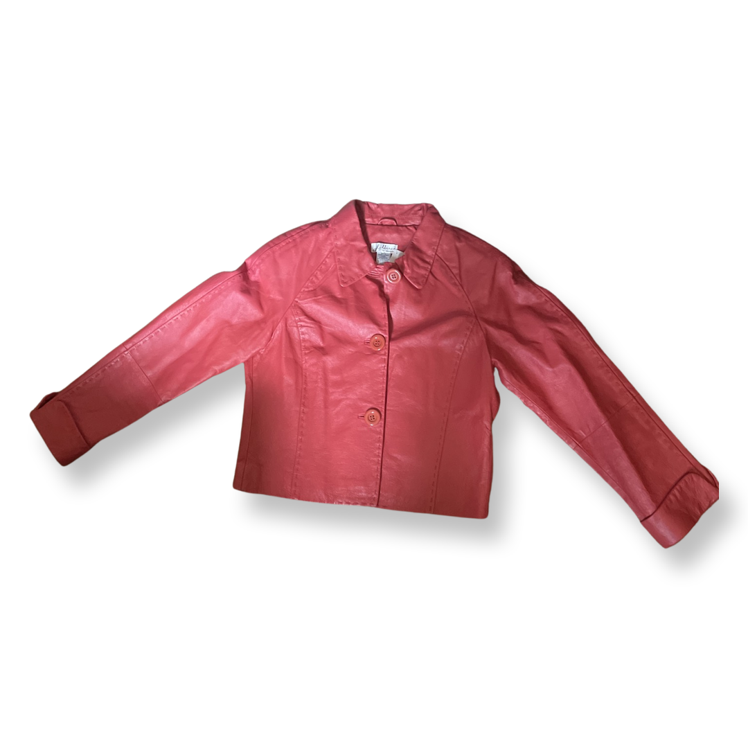 (M) Women’s JMarco Pink Leather Jacket