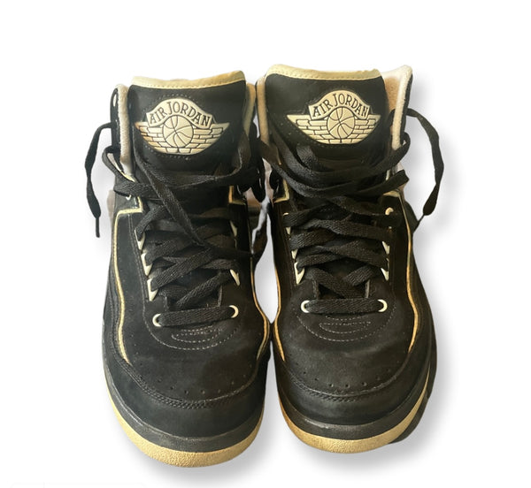 (Sz 9.5) Jordan 2s “Black White”