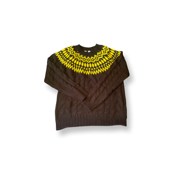 (M) Black Topman Knitted Sweater